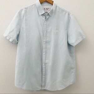 Original Penguin light blue cotton poly shirt XL